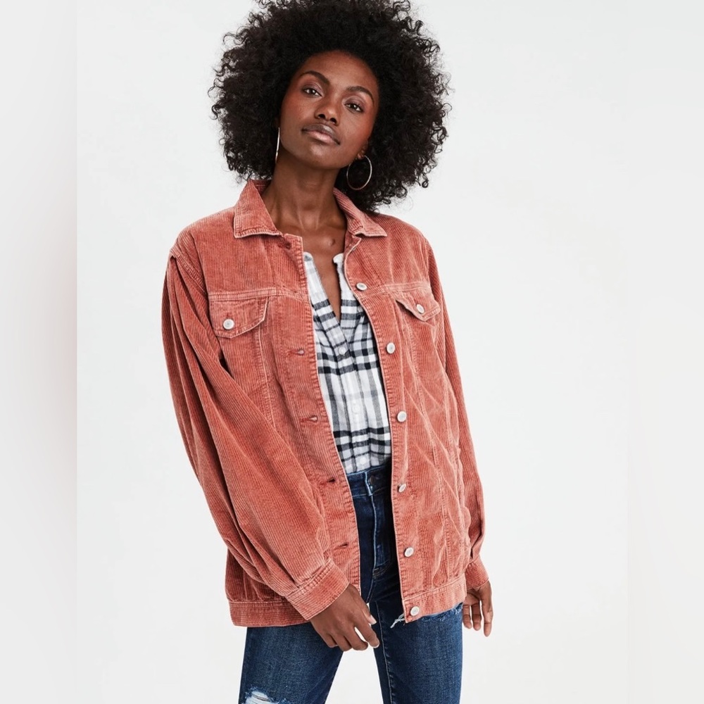 American Eagle Oversized Corduroy Jacket